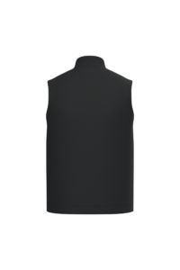 Ecologische gevoerde uniseks bodywarmer van twill met teddykraag – NS623