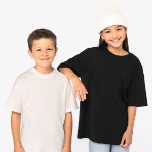 Ecologisch oversized kinder T-shirt - NS353