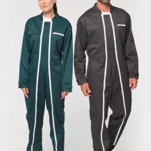 Werkoverall met dubbele rits uniseks - WK830