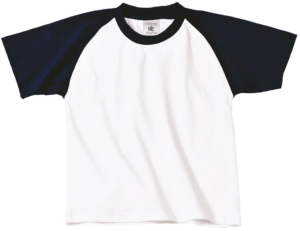 Kids’ Base-ball T-shirt twee kleuren – CGTK350
